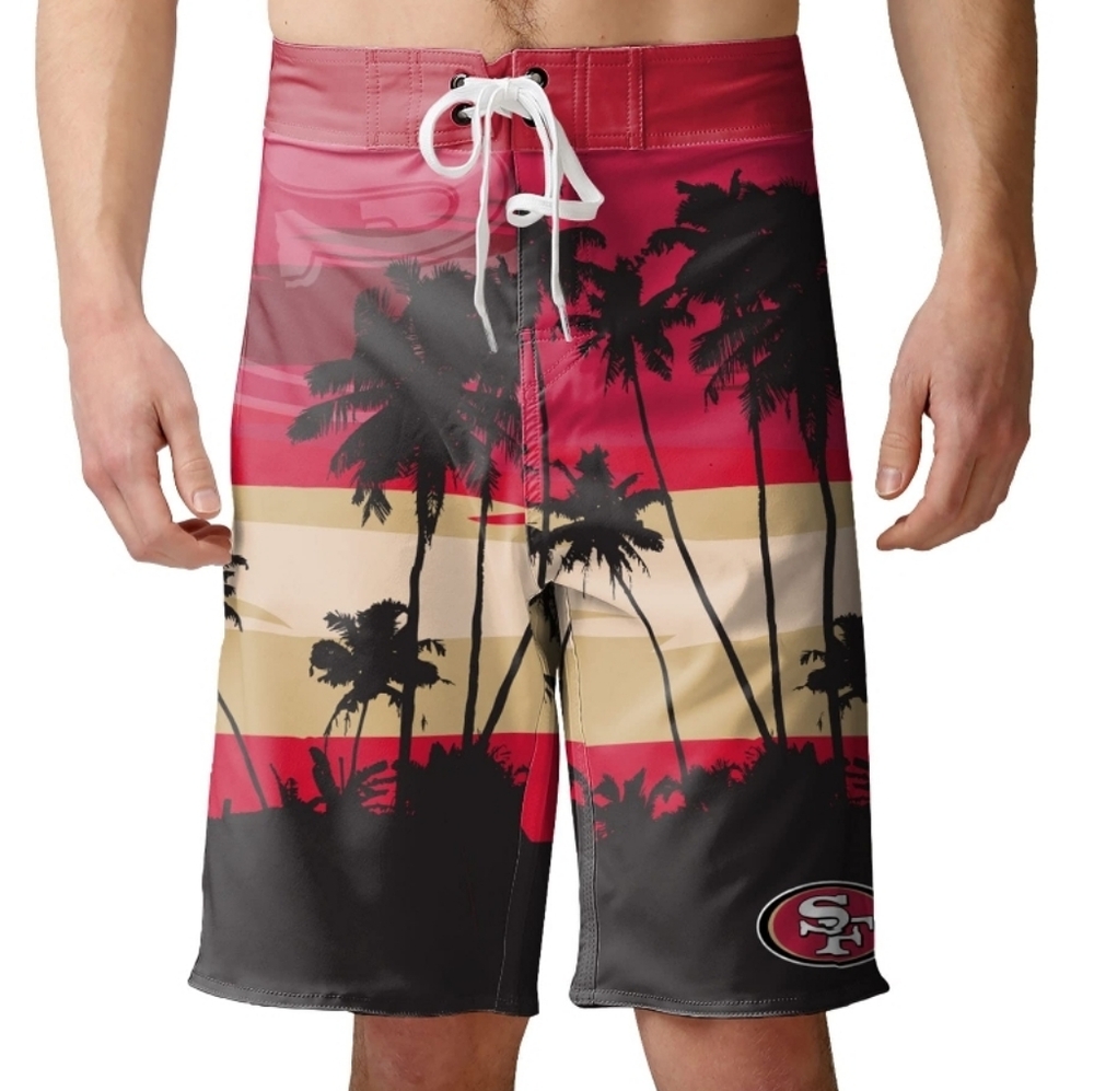 San Francisco 49ers Sunset Mens Foco Boardshorts 3XL